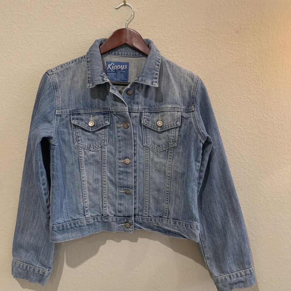 Kippys Premium Denim Jean Jacket Made In The USA Western Style Size Medium - Picture 2 of 14